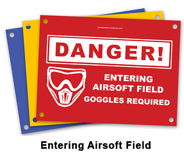 Danger Entering Field